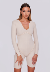 Sculpt Playsuit - Sand